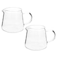 thumbnail image 1 of 2 tazas de café, vasos de leche de vidrio, vasos portátiles para bebidas, recipientes de leche para el hogar, 1 of 6