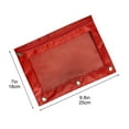 thumbnail image 3 of Saving Pencil Pouches for 3 Ring Binder Bulk Enlarge Clear Window Pencil Pouches Multi-Color Zipper Pen Case 3 Reinforced Grommets Pen Bags for Binder Organize Office Supplies, 3 of 7