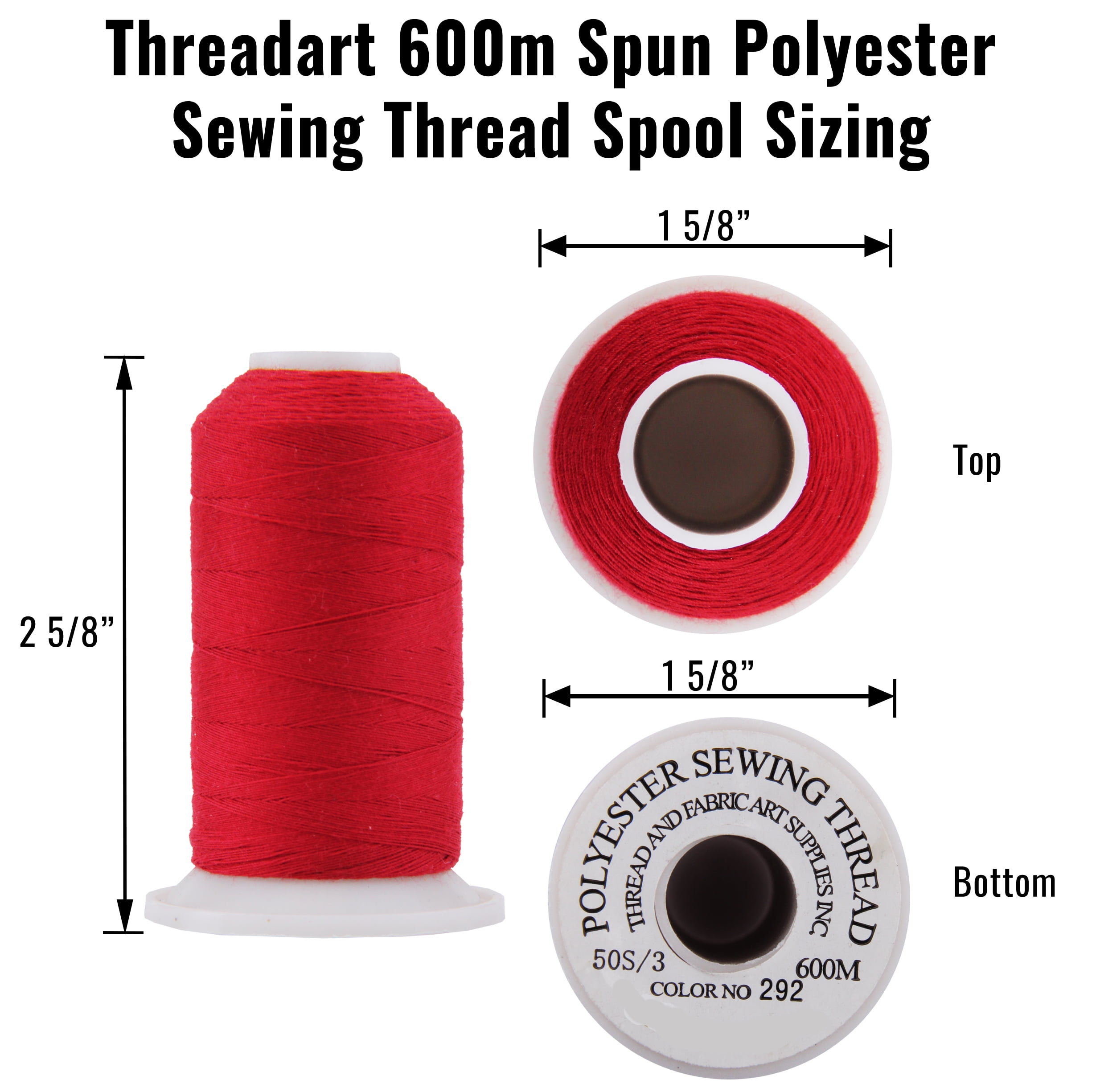 Superior Spirit Polyester Thread 809-variegated Red/Gray 40wt/3ply