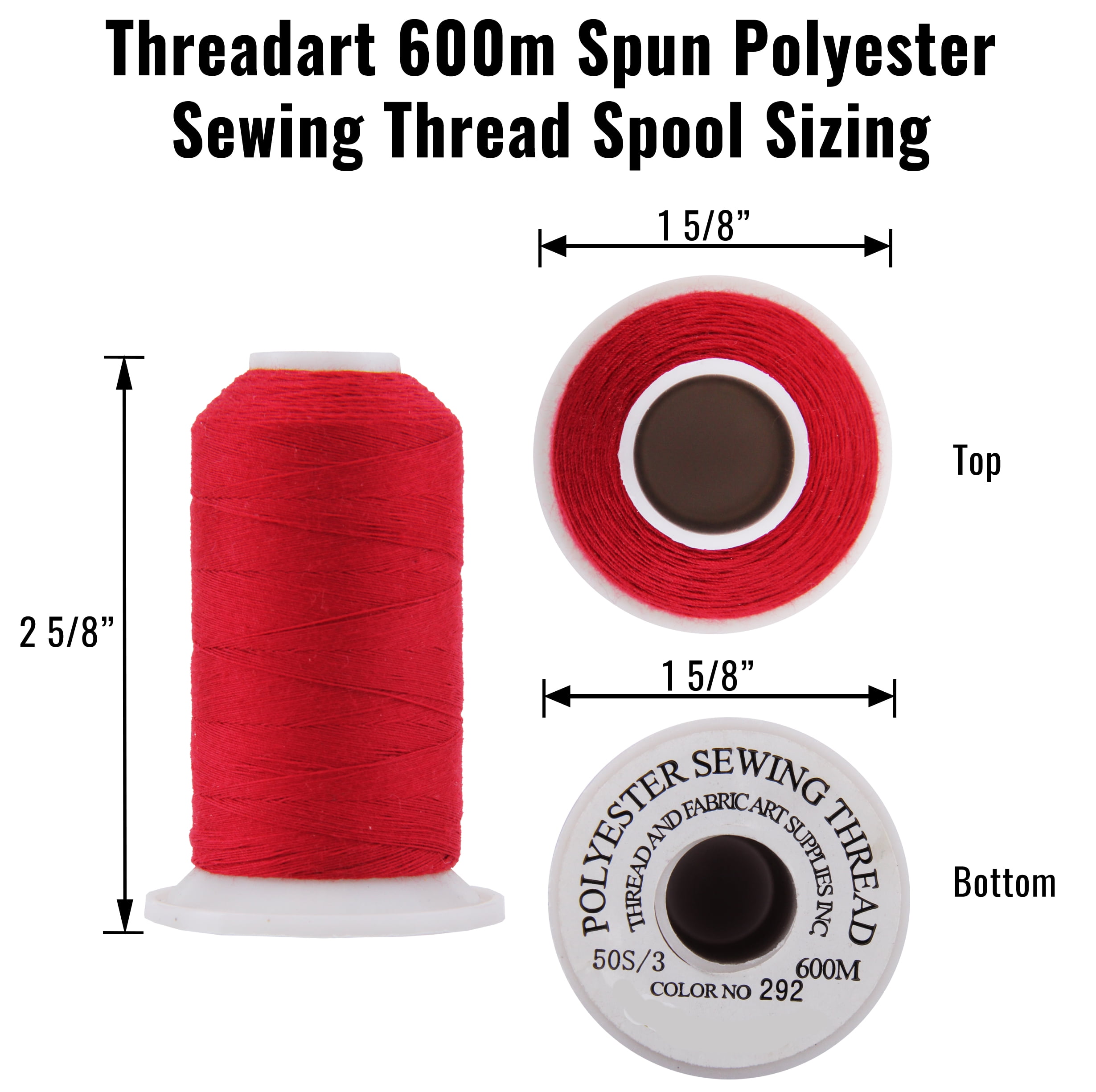 12pcs/suit Multicolor Polyester Spool, Multi-function Thick Polyester  Thread, Denim Sewing Machine Thread, Single Shaft 600 Yards 203 High  Strength Se