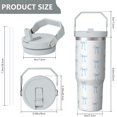 thumbnail image 5 of 1pc Elk 30oz Tumbler with Straw & Handle - Insulated Stainless Steel Cup | Holiday Gift for Man Women (Christmas, Valentine's, Birthday), 5 of 7