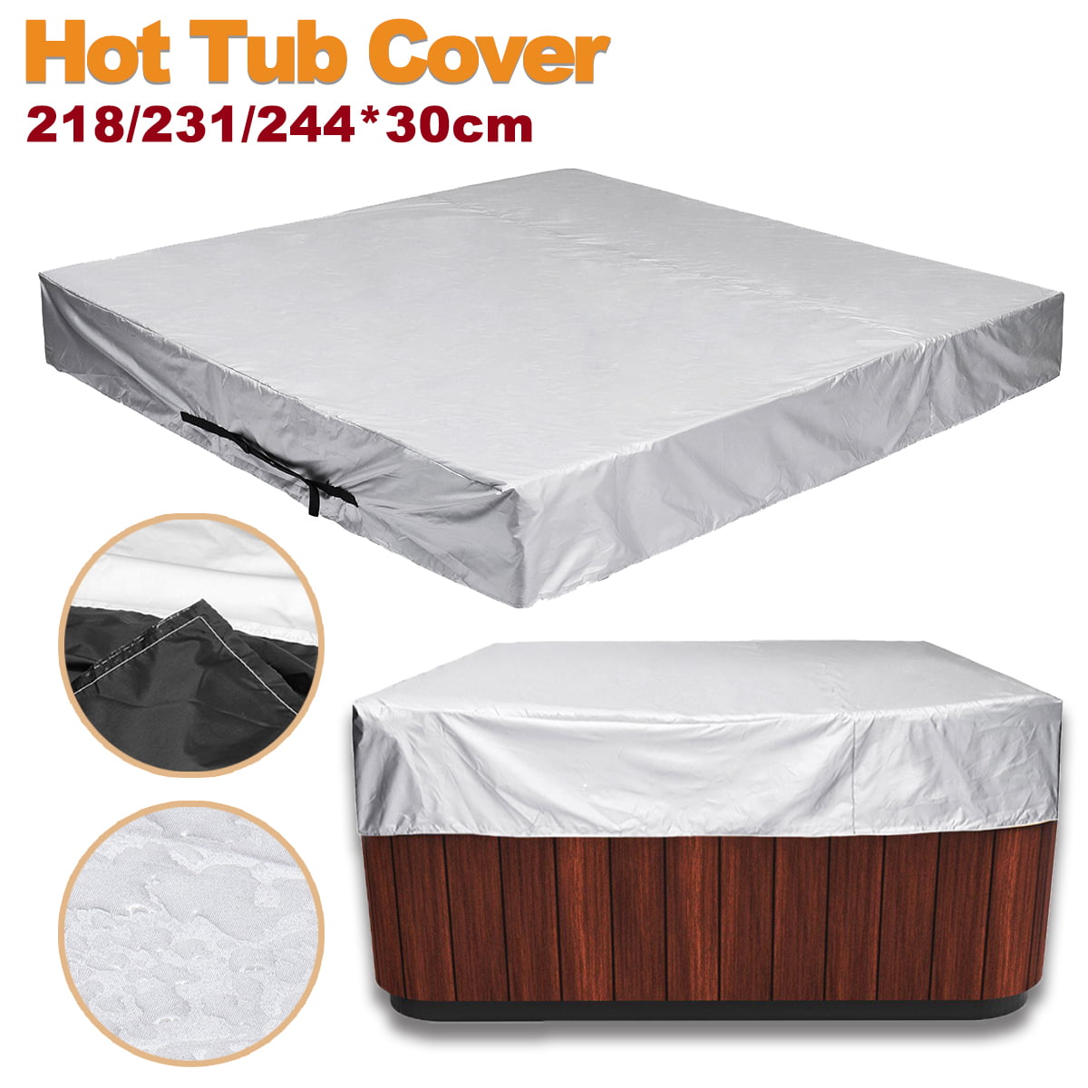 Hot Tub Outdoor Cover Cap Protector Bathtub Dust Cover
