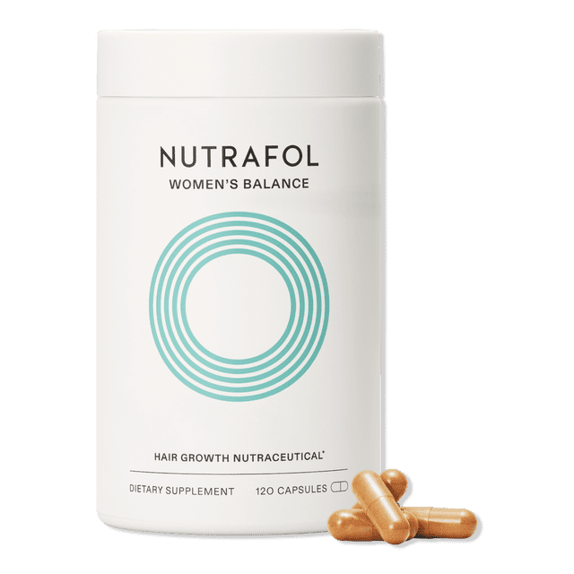 Nutrafol Women's Balance - Suplemento para el crecimiento del cabello para mujeres mayores de 45 años (120 cápsulas)