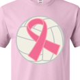 thumbnail image 4 of Inktastic Breast Cancer Volleyball Pink Ribbon Sports Gear T-Shirt, 4 of 5