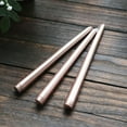 thumbnail image 6 of Efavormart 12 Pack | Metallic Rose Gold 10" Premium Wax Taper Candles, Unscented Candles, 6 of 11