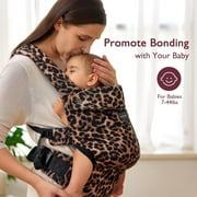 Momcozy Baby Carrier for Infant to Toddler, Ergonomic, Comfortable and Lightweight, Suitable for Babies 7-44 lbs, Easy to Wear, Hands Free, Enhanced Lumbar Support