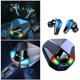thumbnail image 5 of s inalámbricos para juegos con Bluetooth 5.1 en oreja, luz fría, baja tencia, s para juegos, control táctil con micrófono Sunnimix auriculares bluetooth, 5 of 8