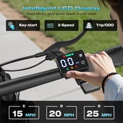 1000W Peak Motor Electric Scooter for Adults, 25MPH Top Speed, 35 Miles Max Range, 48V 15Ah Battery, E Scooter with Seat, Dual Suspension, 14 Foldable E-Scooter with Rear Box for Cargo
