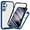 Blue, variant on Case for Galaxy A25 5G,Slim Full-Body Rugged Stylish Protective Clear Back Hybrid 3-in-1 Case with Built-in Screen Protector Phone Case for Samsung Galaxy A25 5G (Purple)