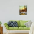 thumbnail image 2 of Cloudy Sunset Art12x16 Forest Oil Paintings, Wall Prints Ideal for Vintage Home Office Decor, 2 of 7
