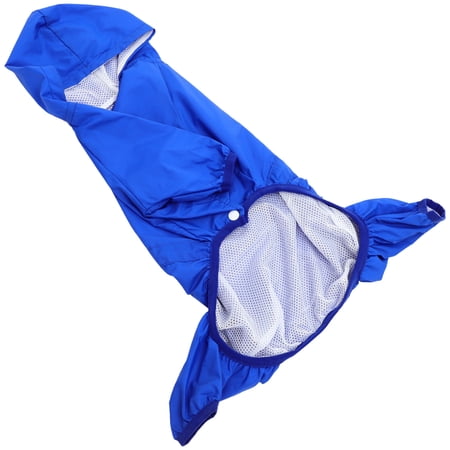 ULTNICE 1Set Reflective Material Dog Raincoat for Pet Owners Suitable for Low Visibility Conditions