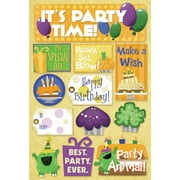 Karen Foster 472573 Birthday Cardstock Stickers 5. 5 inch x 9 inch -Make A Wish