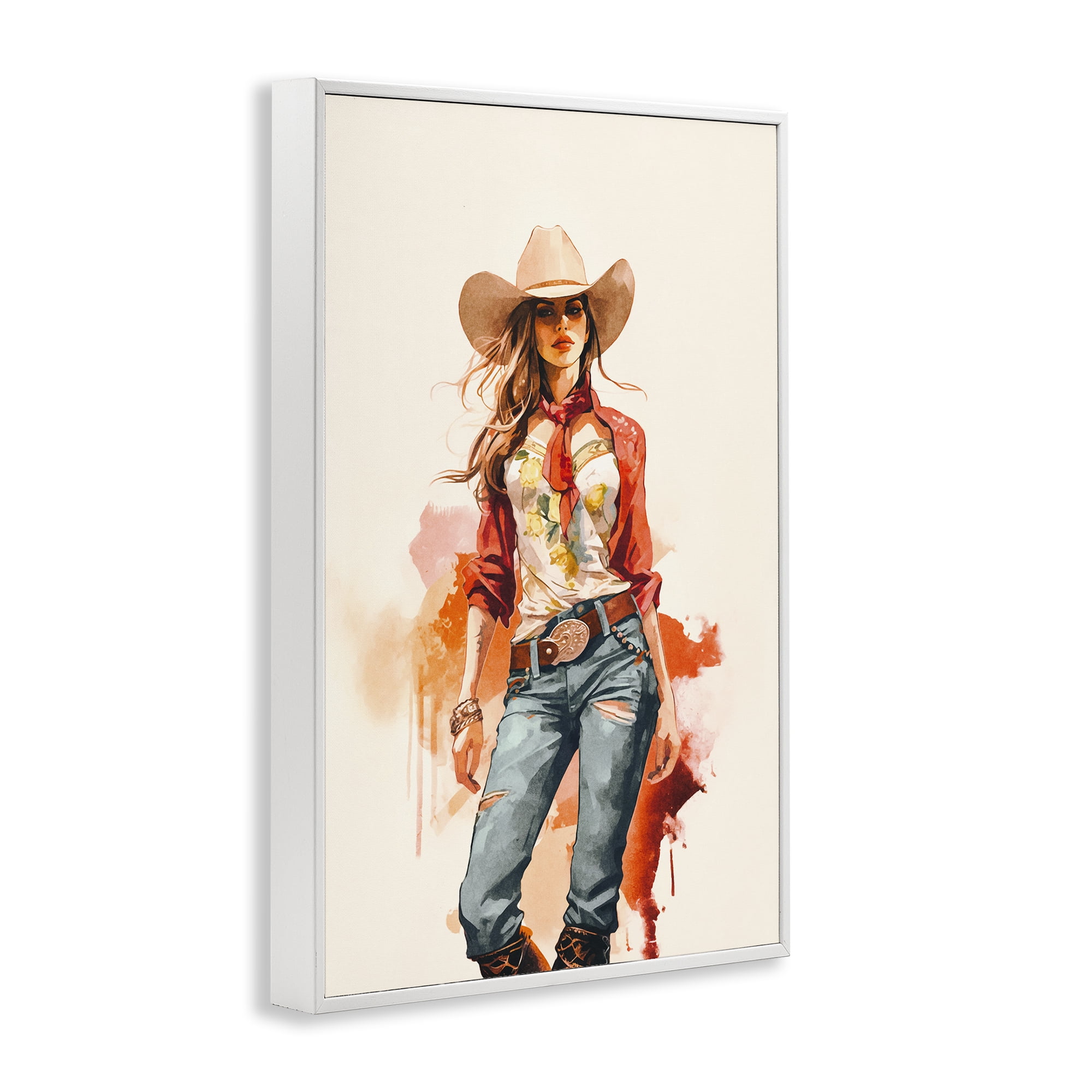 Stupell Industries Eclectic White Framed Giclee Art, 16 x 24, by