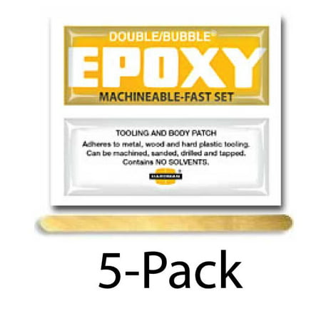 Hardman Double Bubble Yellow-Label Machinable & Gap-Filling Epoxy #04002 - 1 to