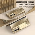 thumbnail image 2 of Dteck Case for Samsung Galaxy Z Fold 6,Luxury Case Built-in Front Screen Protector Shockproof Stand Cover for Galaxy Z Fold 6 5G,Gold, 2 of 7