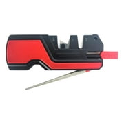 Manual Outdoor Knife Sharpener Tool Quickly Repair for Knife Camping Hunting red