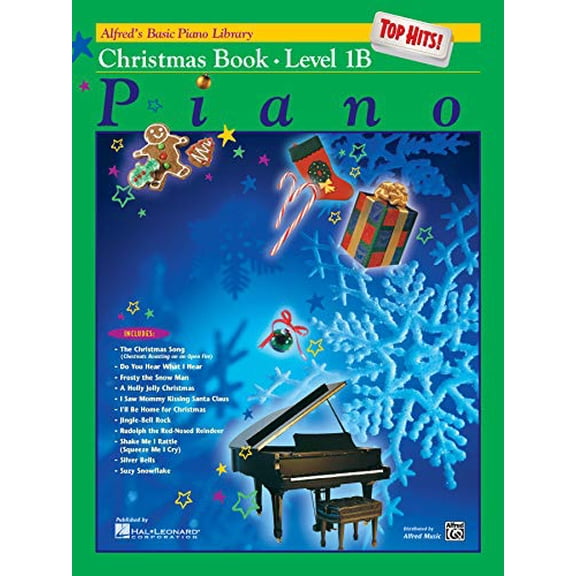 Pre-Owned Alfred's Basic Piano Course: Top Hits! Christmas Book 1B