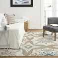 thumbnail image 2 of Home Dynamix Tremont Salem Transitional Medallion Area Rug, Taupe/Blue, 6'6"x9'6", 2 of 6