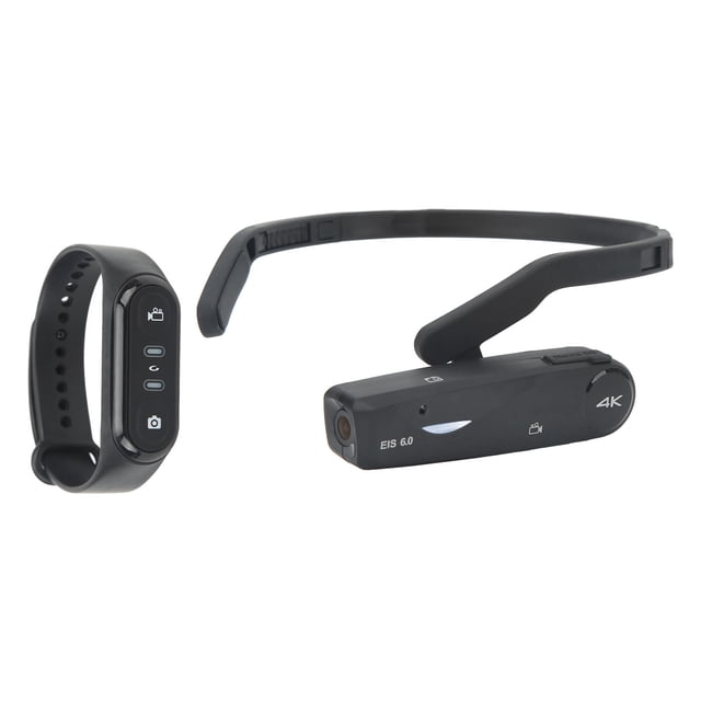 Hand Free Wearable Camera 130 Degree Wide Angle Head Wearable Video Camcorder 4K 30fps With Adjustable Headband For Medical Operation Video Teachin ANGGREK Otros