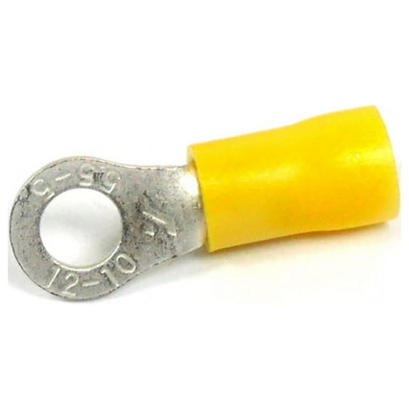 RING TERMINALS #10 10-12 GA. 100 PCS; YELLOW; XSCORPION