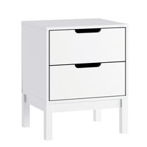 Flash Furniture Dallas 18.75"W x 15.75"D Wooden Nightstand with 2 Drawers White (MG0900312NSWH)