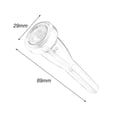 thumbnail image 5 of 3c Trumpet Mouthpiece Musical Instrument Mouthpiece Pianist's Tools Playing Instruments Accessories, 5 of 5