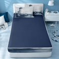 thumbnail image 4 of Erosebridal Coastal Lighthouse Zipper Twin Comforter Sets with Fitted Sheet and 2 Pillowcases, Sea Nautical Zipper Bedding Set, Navy Reversible, 4 of 7