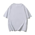 thumbnail image 5 of Jjayotai Womens Oversized Summer T Shirts, Fashion Workout Plus Size Tops, Short Sleeve Beach Vacation Gym Clothes 2025, Blouses for Women Gray^ XXL, 5 of 5
