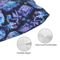 thumbnail image 3 of Fotbe Skull blue crystal flower Funda de Almohada Decorativa Estilo Occidental, Lujo en Algodón, Fundas para Almohadas King, Cojín Estampado para Decoración del Hogar-20"x30", 3 of 6