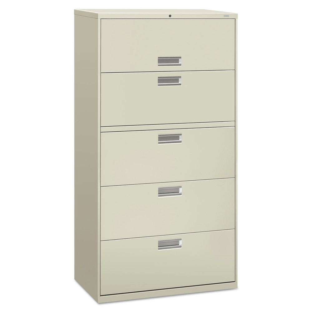 Hon 5 Drawers Lateral Lockable Filing Gray Com