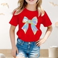 thumbnail image 2 of CUZIBR Boys Girls Toddler Shirts Stylish Halloween Pumpkin Ghost Funny Graphic Tee Tops Short Sleeve Crewneck Loose Fit Relaxed Shirt Fashionable Casual Base Layer Shirts For Kids,Red-b,3-4 Years, 2 of 4