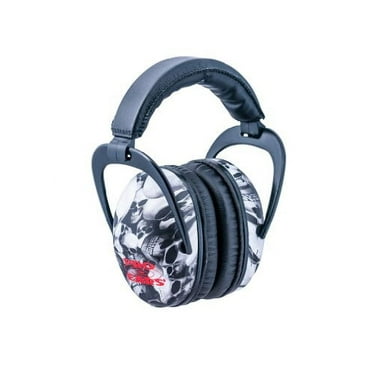 Pro Ears - Ultra Sleek - Hearing Protection - NRR 26 - Ear Muffs - Skulls