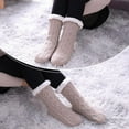 thumbnail image 4 of Womens Slipper Socks Winter Warm Fleece Lined Socks Cozy Soft Thick Fuzzy Non Slip Indoor Christmas Socks, 4 of 6