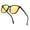 A03 Black/ Yellow Night Vision Glasses, variant on Women's Tortoiseshell Yellow Polarized Sunglasses UV400 for Night Driving Low Light Enhancement Streetwear