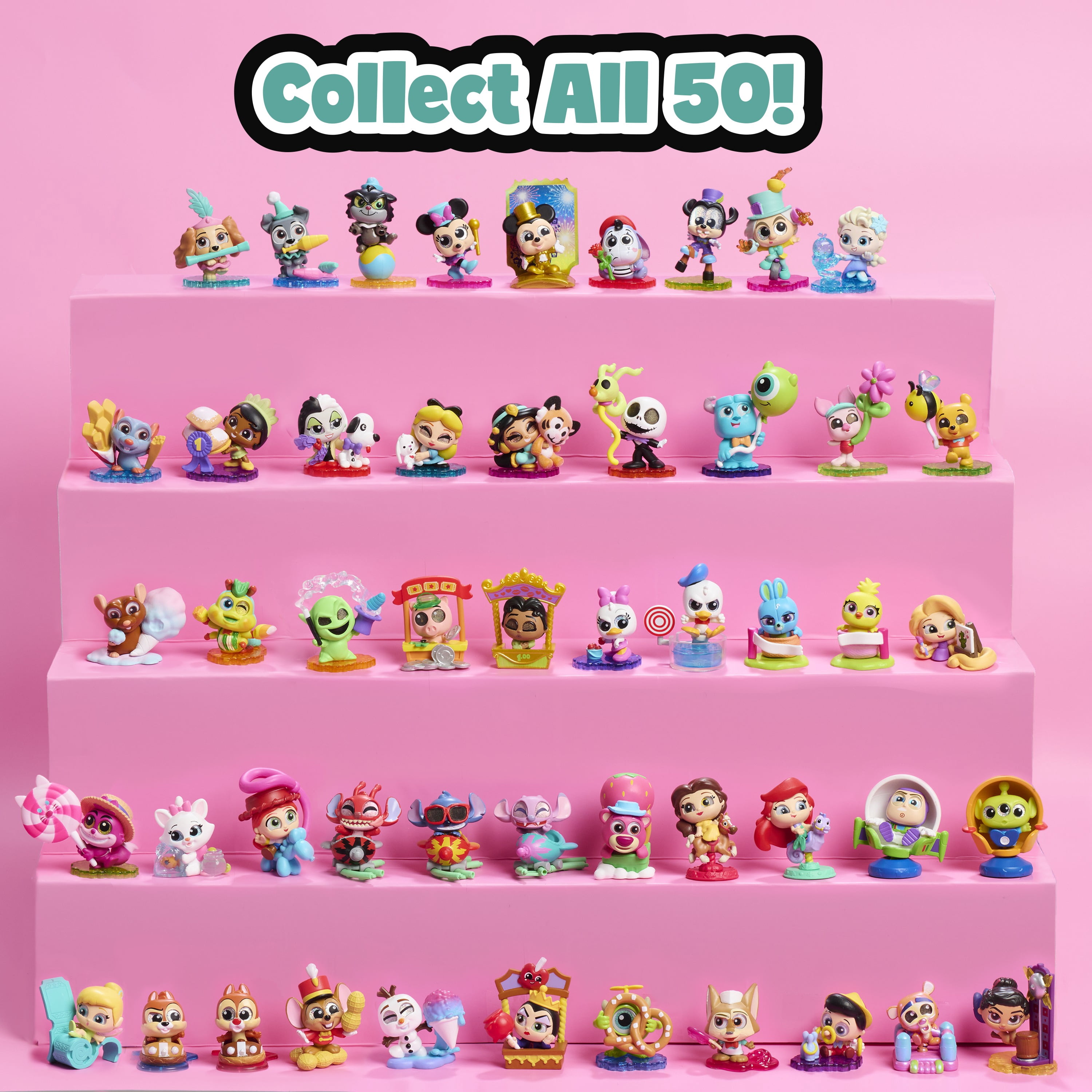 Disney Doorables Ticket to Fun Multi Peek, Festival-Themed Collectible Figures with 5, 6, or 7 Surprise Toys, 50 to Collect, Kids Toys for Ages 5 up