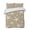 Khaki, Sand, White, variant on Quilts Twin Size Bedding Set, Coastal Starfish Lightweight Quilted Comforter, Summer Beach Nautical Ocean Sea Soft Reversible Bedspread Coverlet with Pillow Covers for All Season, 68" x 86"