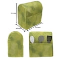 thumbnail image 5 of Green Leaf Lounger Chair Bag, Hand Drawn Style Exotic Pineapple Fruit Tropical Summer Theme, High Capacity Storage with Handle Container, Lounger Size, Apple Green Fern Green, by Ambesonne, 5 of 5