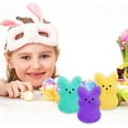 thumbnail image 6 of JEWLALO 12PCS Easter Bunny Plush Toy, Bunny Stuffed Animals Decorations, Basket Stuffers Gifts, Cute Bunny Doll Toys, Easter Party Favors Gifts, 6 of 7