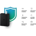 thumbnail image 4 of Samsung Cargador de pared de carga súper rápida de 3 puertos de 65 W, 1 USB-C de 65 W, 1 USB-C de 25 W, 1 USB-A de 25 W, capacidad máxima de 65 W (cable incluido), negro Samsung  EP-TA8OONB, 4 of 7