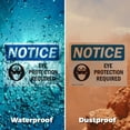 thumbnail image 5 of (2 Pack) Eye Protection Required Sign, 5 of 7