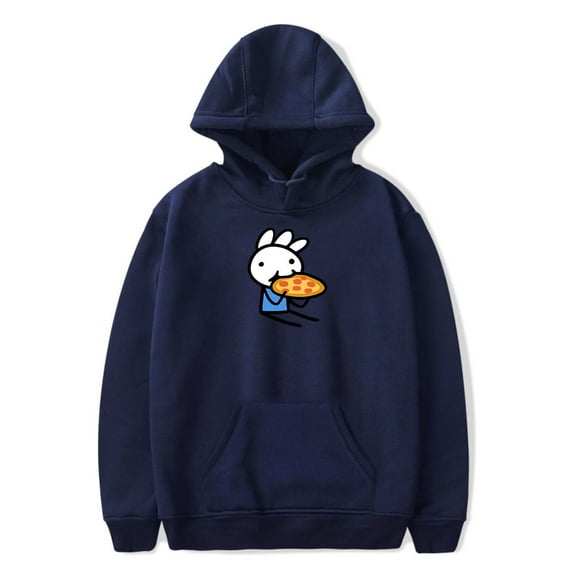 Ice Cream Sandwich Merch Hoodie Eating Pizza Long Sleeve Fans Men Women Streetwear Pullover Clothes