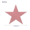 thumbnail image 2 of Recortes de papel Unique Bargains Cinco estrellas Confeti Adornos para Cumpleaños Fiesta Aula Boda 5.3 pulgadas rosa Oro Paquete de 50, 2 of 5