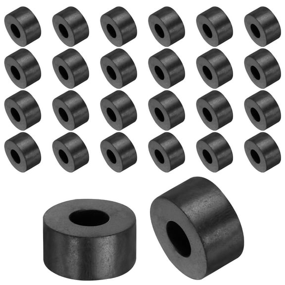 48pcs Rubber Spacers 20mm OD x 8mm ID x 10mm Height Round Anti Vibration Spacer
