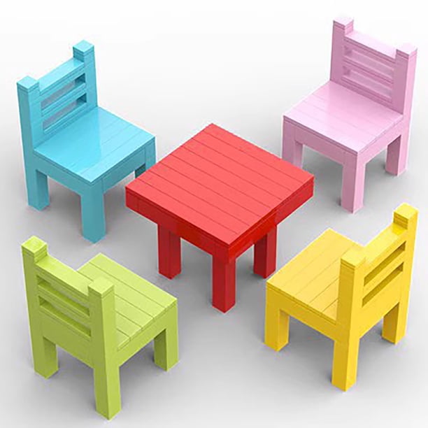 Lindo jardín de infancia MOC bloques de construcción paraíso jardín verde monstruo arco iris amigos muñeca niños juguetes, para niñas dormir fiesta actividad