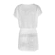 thumbnail image 5 of Vestido Corto de Manga Larga para las Mujeres Vestido de Cuello en V de Estilo Impreso, Poliéster Toda la Temporada, 5 of 6
