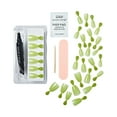 thumbnail image 3 of KISS Salon X-tend LED Soft Gel System Color Nails, Solid Green, Short Coffin, 34 Ct., 3 of 7