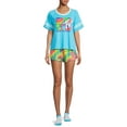 thumbnail image 5 of MTV Women's T-Shirt, Sleep Shorts and Socks, 3-Piece Set, 5 of 5