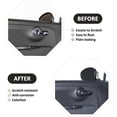 thumbnail image 2 of Car Inner Door Handles Cover Compatible with Fi@t 500 2010-2024 Auto Inner Door Handle Protective Trim Interior Accessories (Gloss Black), 2 of 5