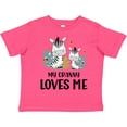 thumbnail image 3 of Inktastic Zebra My Granny Loves Me Boys or Girls Toddler T-Shirt, 3 of 5