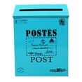 thumbnail image 1 of Outdoor Mailbox Postbox Magazines Mailbox Magazines Newspaper Mailbox , Blue, 1 of 6